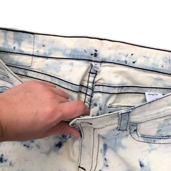 RARE True Religion Jeans Size 40 STRAIGHT Blue - Picture 4 of 12